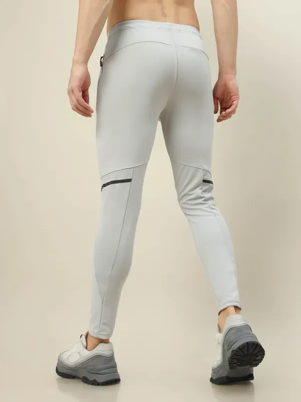 Men Solid Slim Fit Trackpants with TECHNO DRY - Image 5