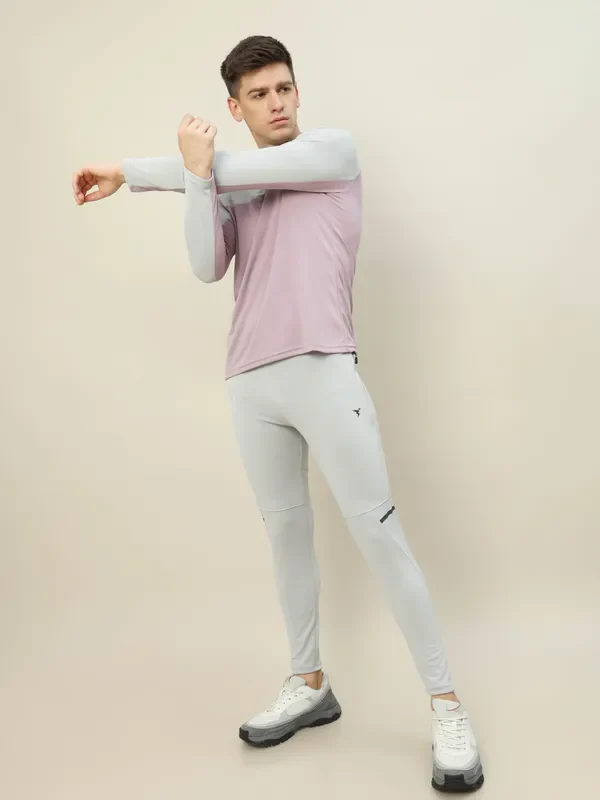 Men Solid Slim Fit Trackpants with TECHNO DRY - Image 7