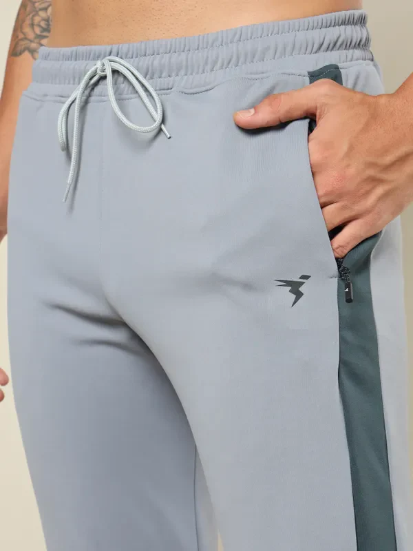 Men Melange Slim Fit Trackpants with TECHNO DRY - Image 6