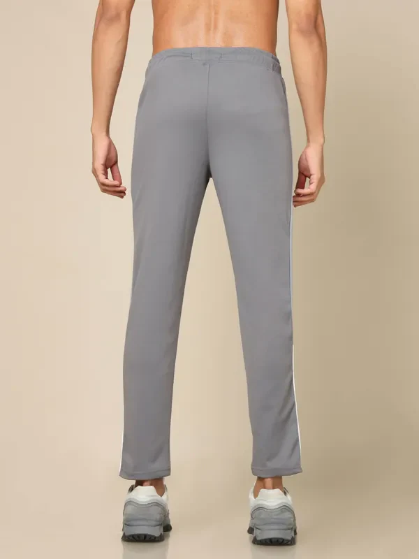 Men Colorblock Slim Fit Trackpants with ELASTO PLUS - Image 3