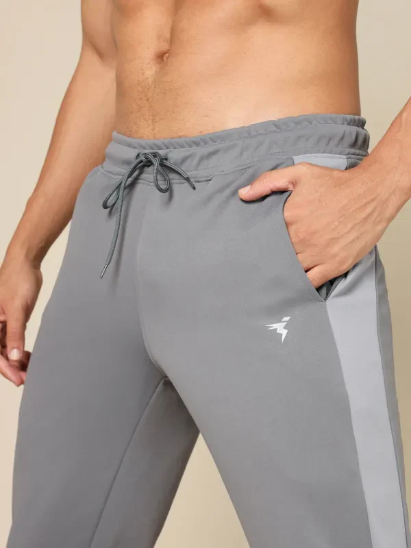 Men Colorblock Slim Fit Trackpants with ELASTO PLUS - Image 6