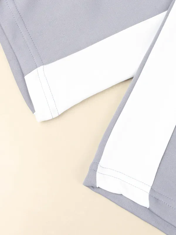 Men Colorblock Slim Fit Trackpants with ELASTO PLUS - Image 3