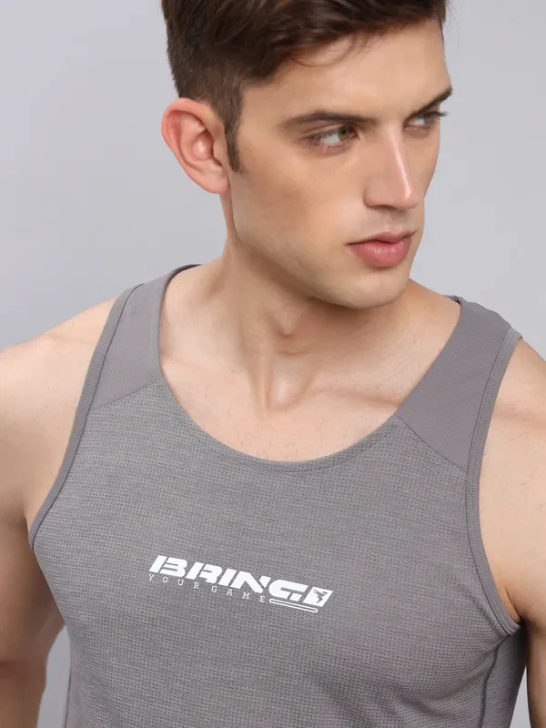 Men Printed Slim Fit Scoop Neck Innerwear Vest with ELASTO LITE - Image 6