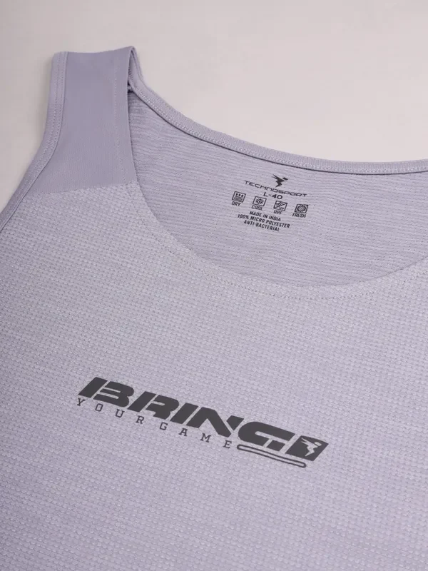 Men Printed Slim Fit Scoop Neck Innerwear Vest with ELASTO LITE - Image 7