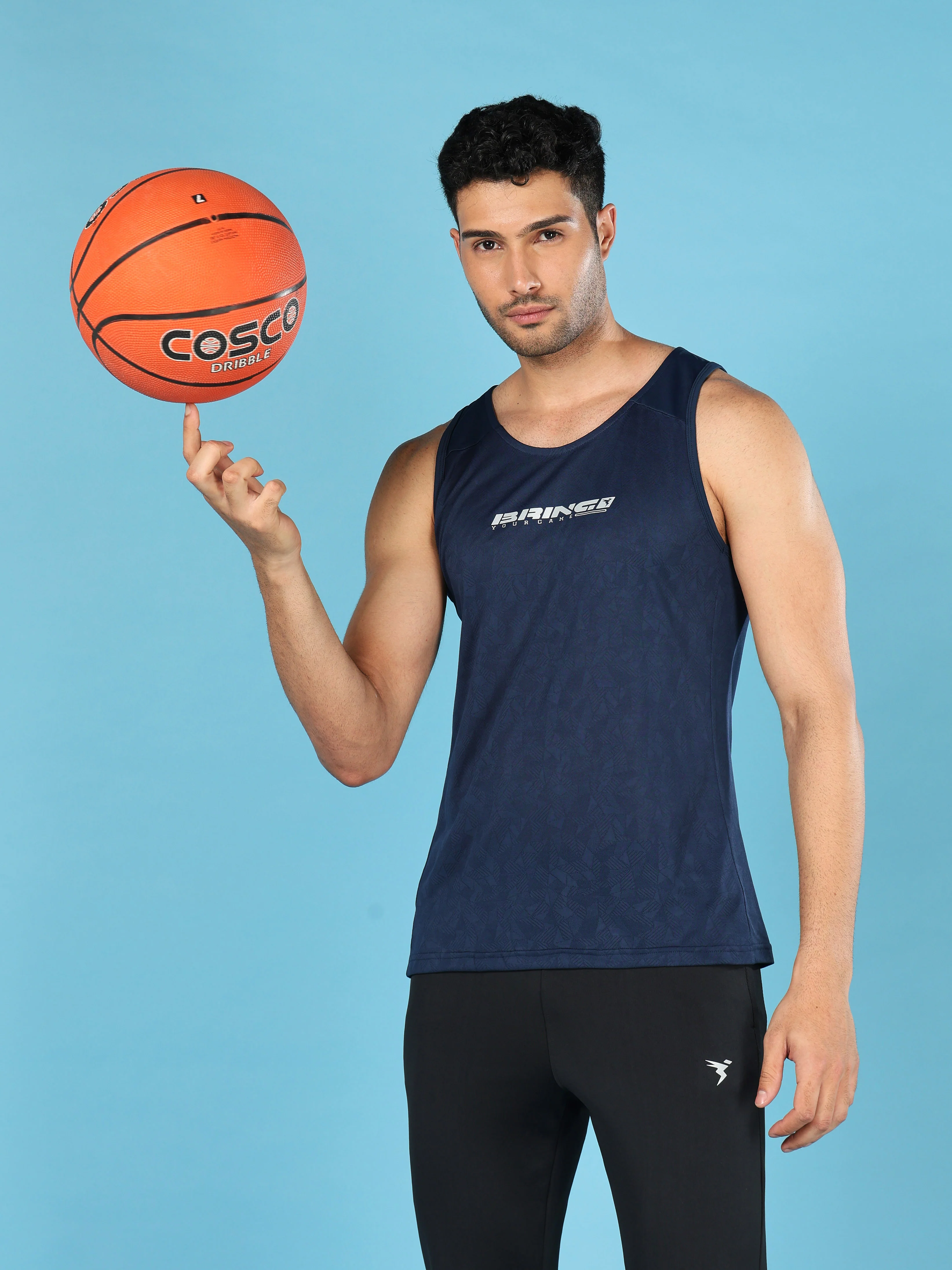 Men Printed Slim Fit Scoop Neck Innerwear Vest with ELASTO LITE - Image 2
