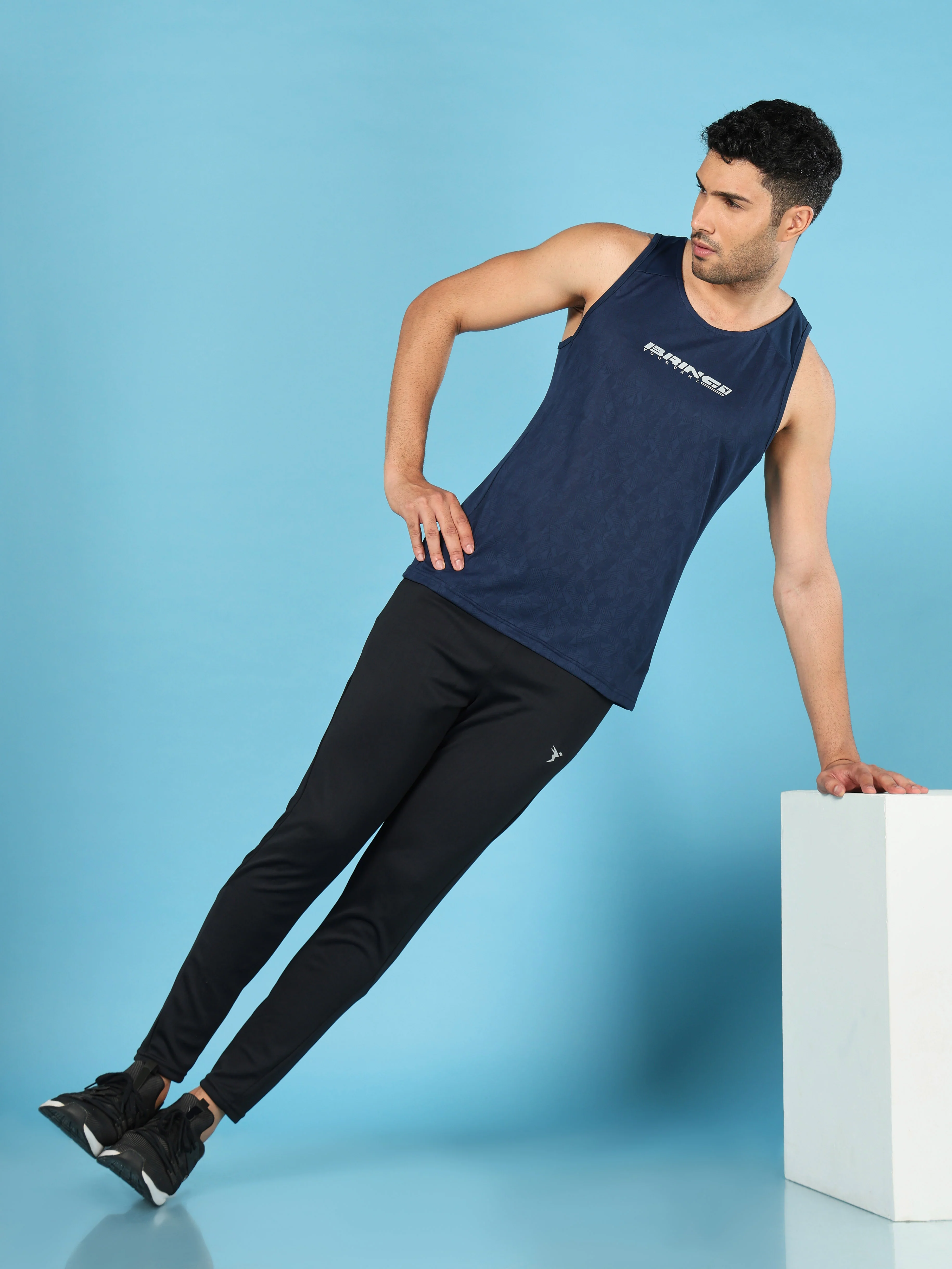 Men Printed Slim Fit Scoop Neck Innerwear Vest with ELASTO LITE - Image 5