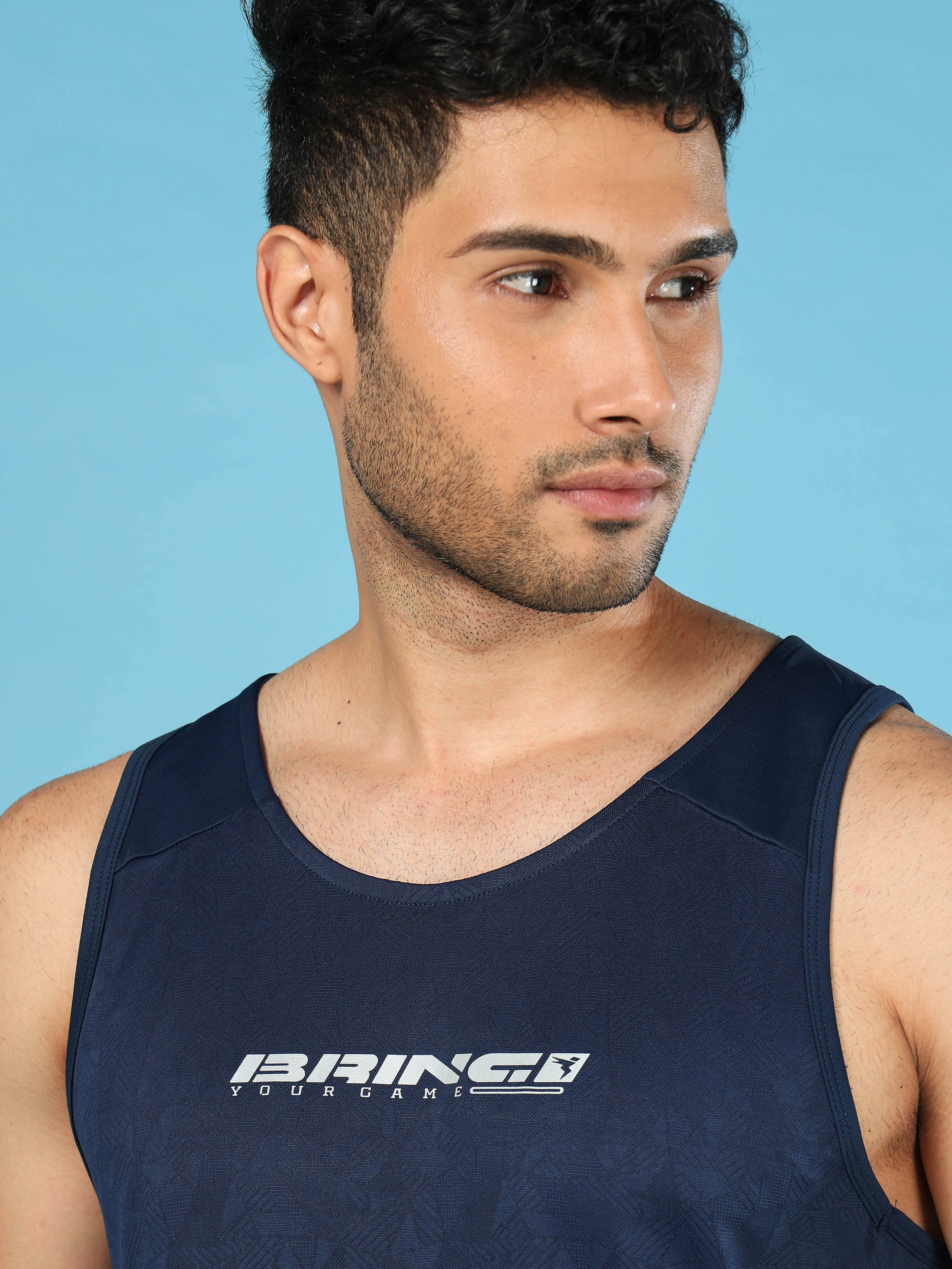 Men Printed Slim Fit Scoop Neck Innerwear Vest with ELASTO LITE - Image 6