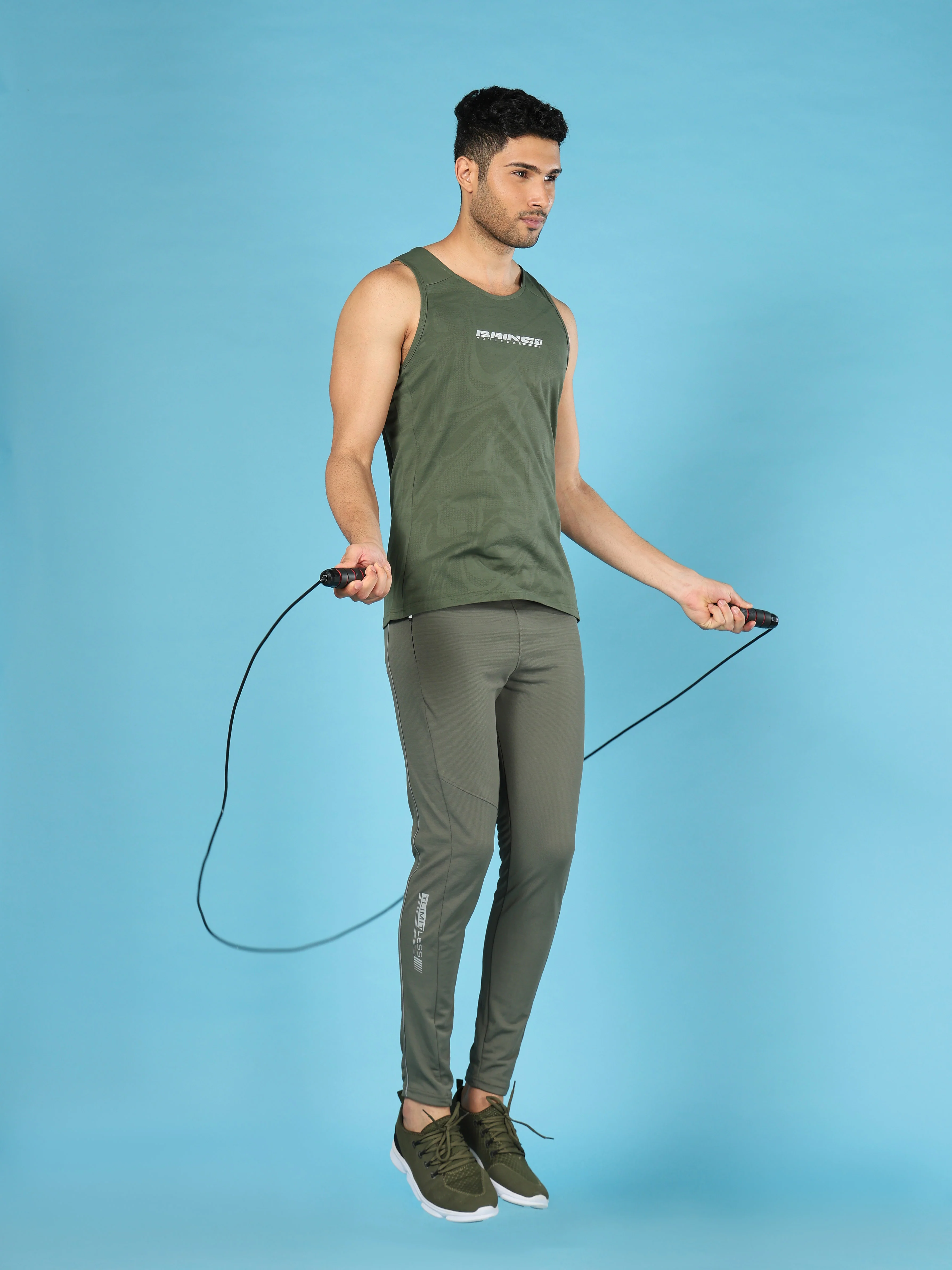 Men Printed Slim Fit Scoop Neck Innerwear Vest with ELASTO LITE - Image 5