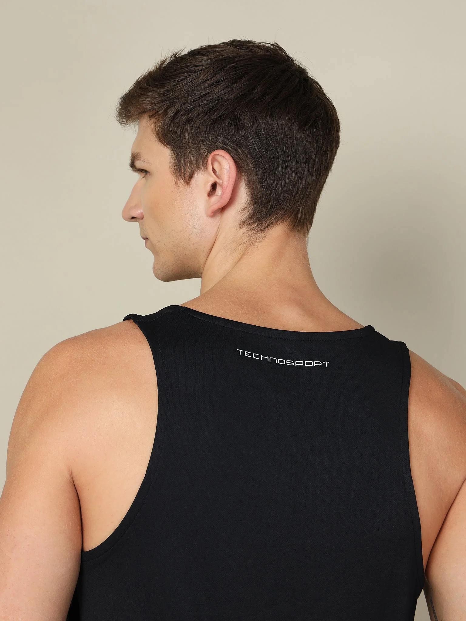 Men Melange Slim Fit Scoop Neck Innerwear Vest with TECHNO COOL+ - Image 8