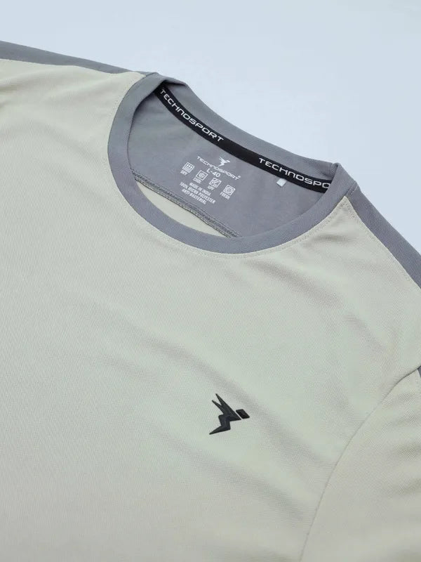 Men Colorblock Slim Fit Crew Neck T-shirt with MATPIQ - Image 7