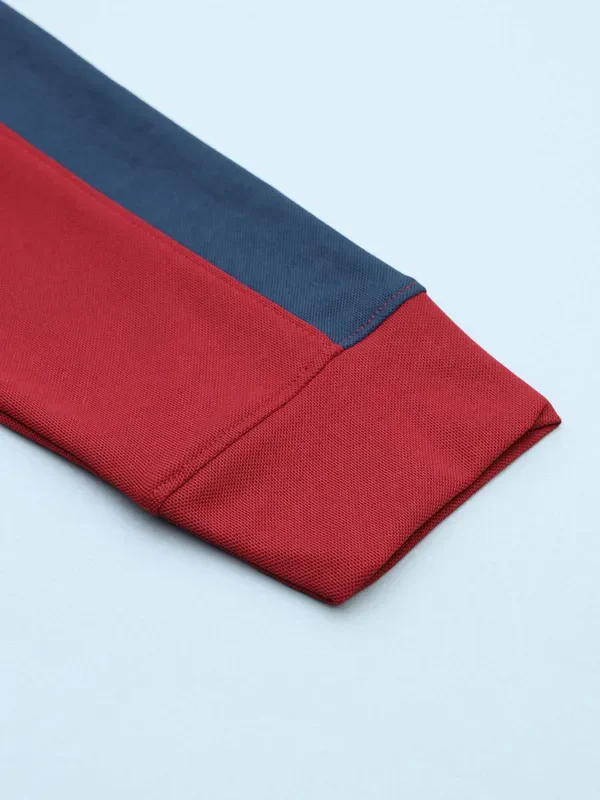 Men Colorblock Slim Fit Crew Neck T-shirt with MATPIQ - Image 8