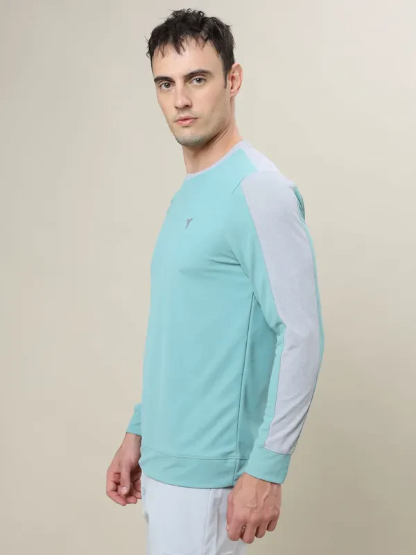 Men Colorblock Slim Fit Crew Neck T-shirt with MATPIQ - Image 5