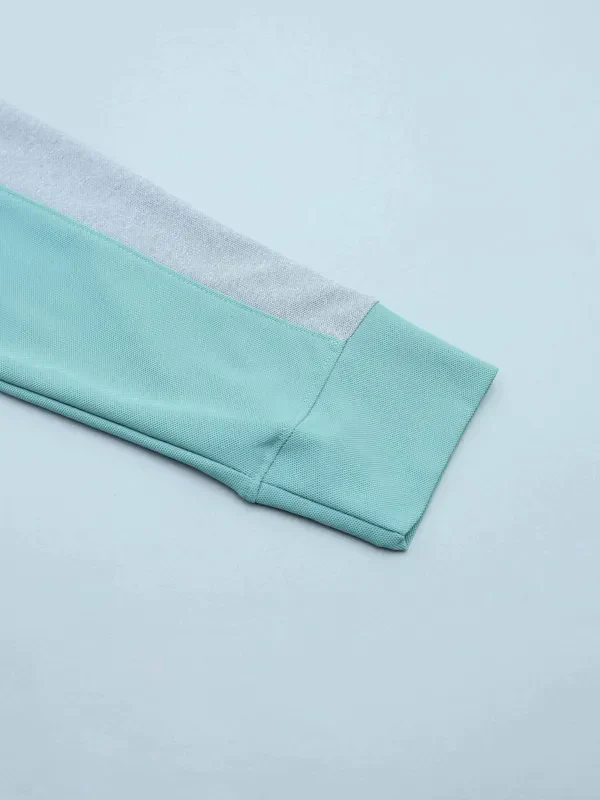 Men Colorblock Slim Fit Crew Neck T-shirt with MATPIQ - Image 8