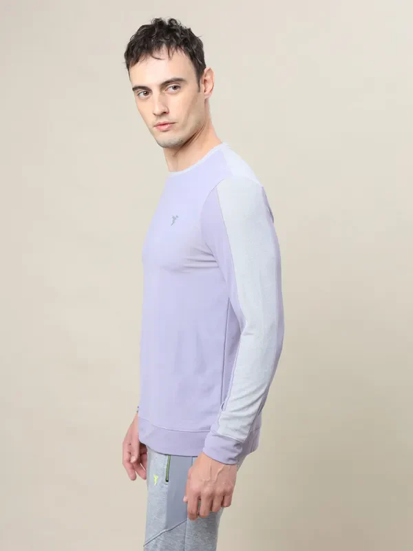 Men Colorblock Slim Fit Crew Neck T-shirt with MATPIQ - Image 4