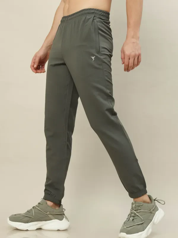 Men Solid Relax Fit Joggers with TECHNOLITE - Image 4