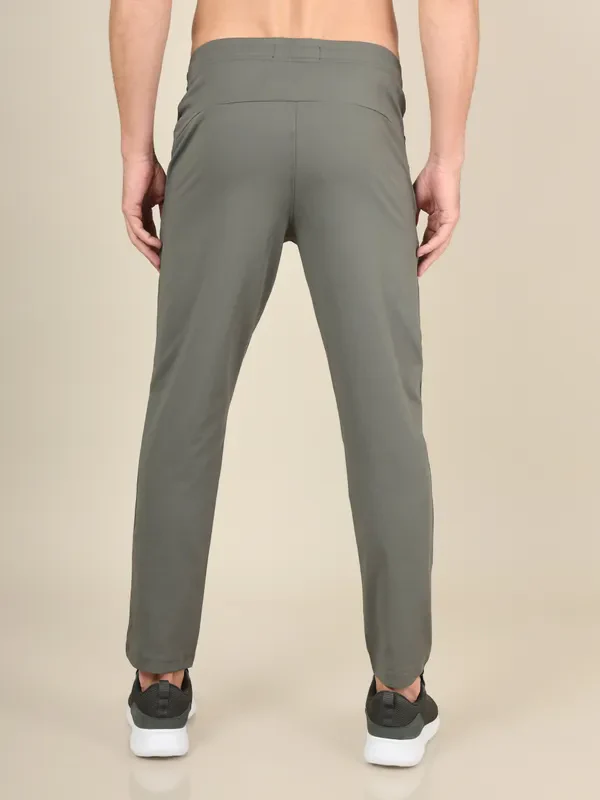 Men Solid Relax Fit Trackpants with ELASTO PLUS - Image 5