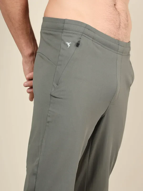 Men Solid Relax Fit Trackpants with ELASTO PLUS - Image 8