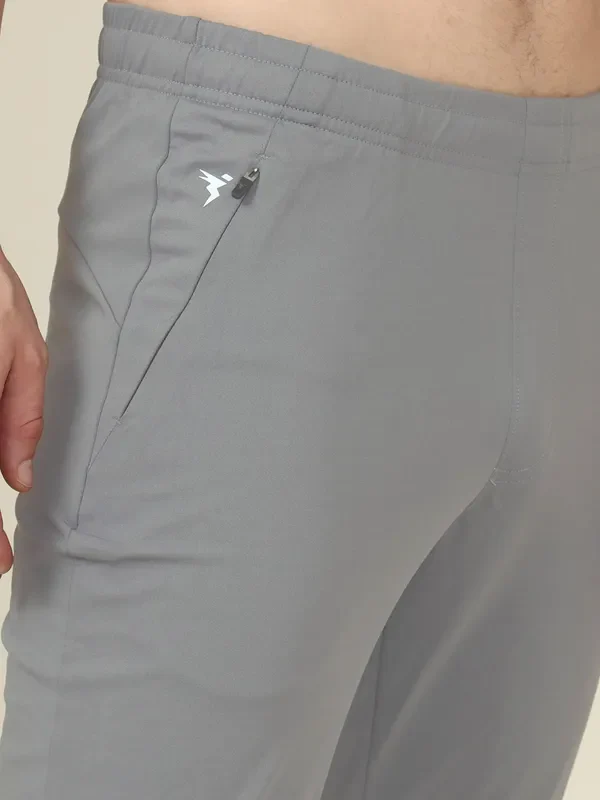 Men Solid Relax Fit Trackpants with ELASTO PLUS - Image 6