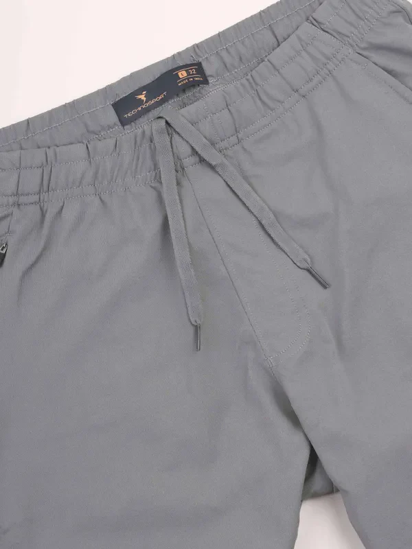 Men Solid Relax Fit Trackpants with ELASTO PLUS - Image 7
