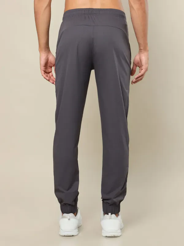 Men Solid Relax Fit Joggers with TECHNOLITE - Image 3