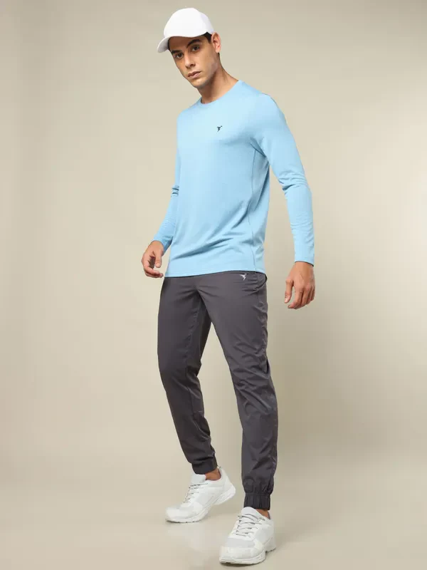 Men Solid Relax Fit Joggers with TECHNOLITE - Image 4