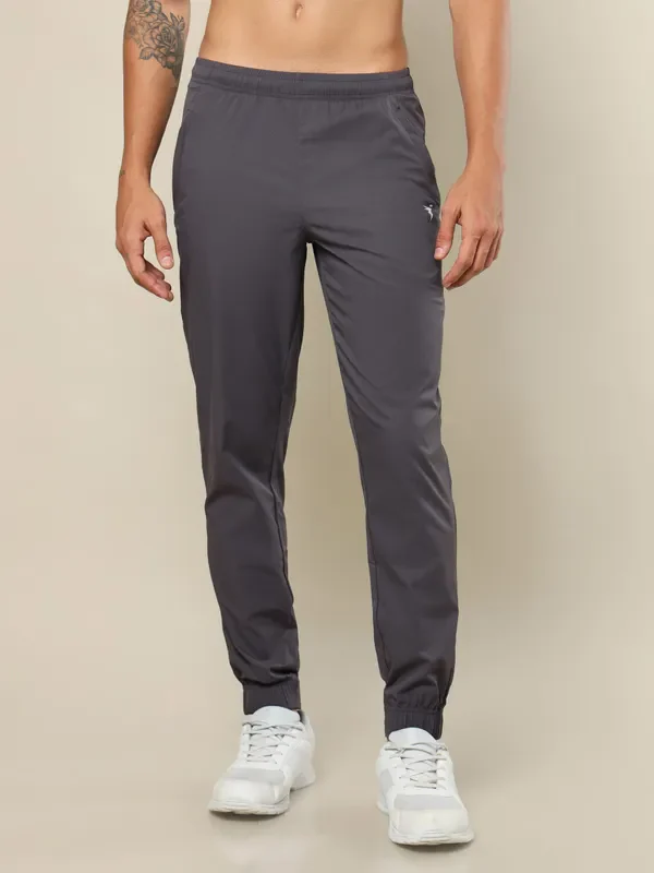 Men Solid Relax Fit Joggers with TECHNOLITE - Image 5