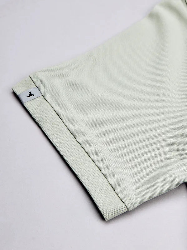 Men Solid Slim Fit Polo T-shirt with MATPIQ - Image 8