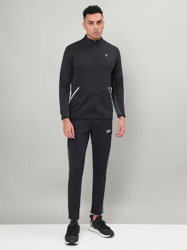 Men Solid Slim Fit Tracksuits with ELASTO LITE - Image 5