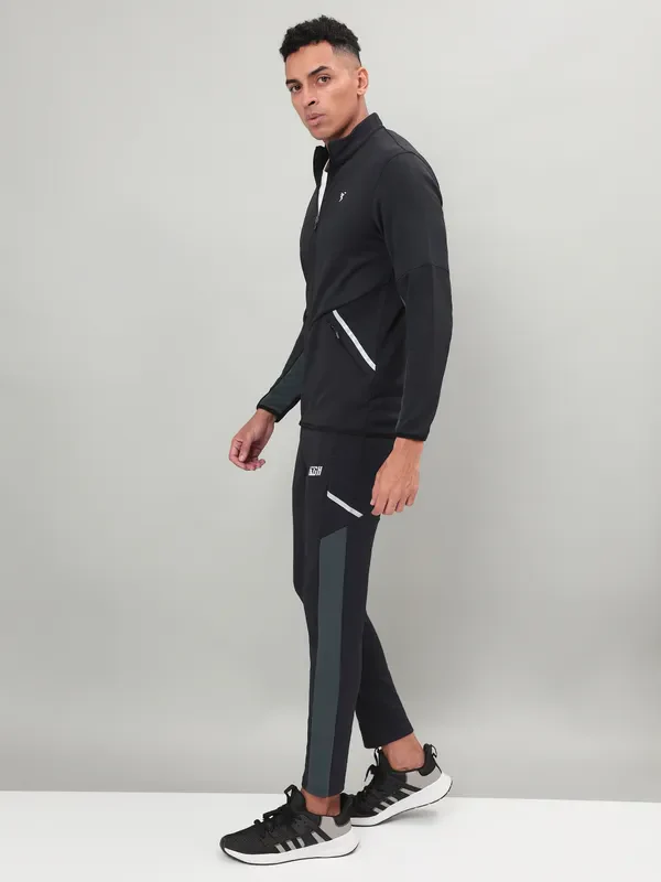 Men Solid Slim Fit Tracksuits with ELASTO LITE - Image 7