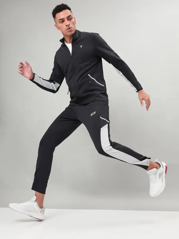 Men Solid Slim Fit Tracksuits with ELASTO LITE - Image 2