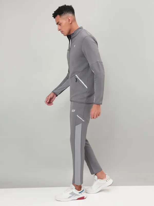 Men Solid Slim Fit Tracksuits with ELASTO LITE - Image 8