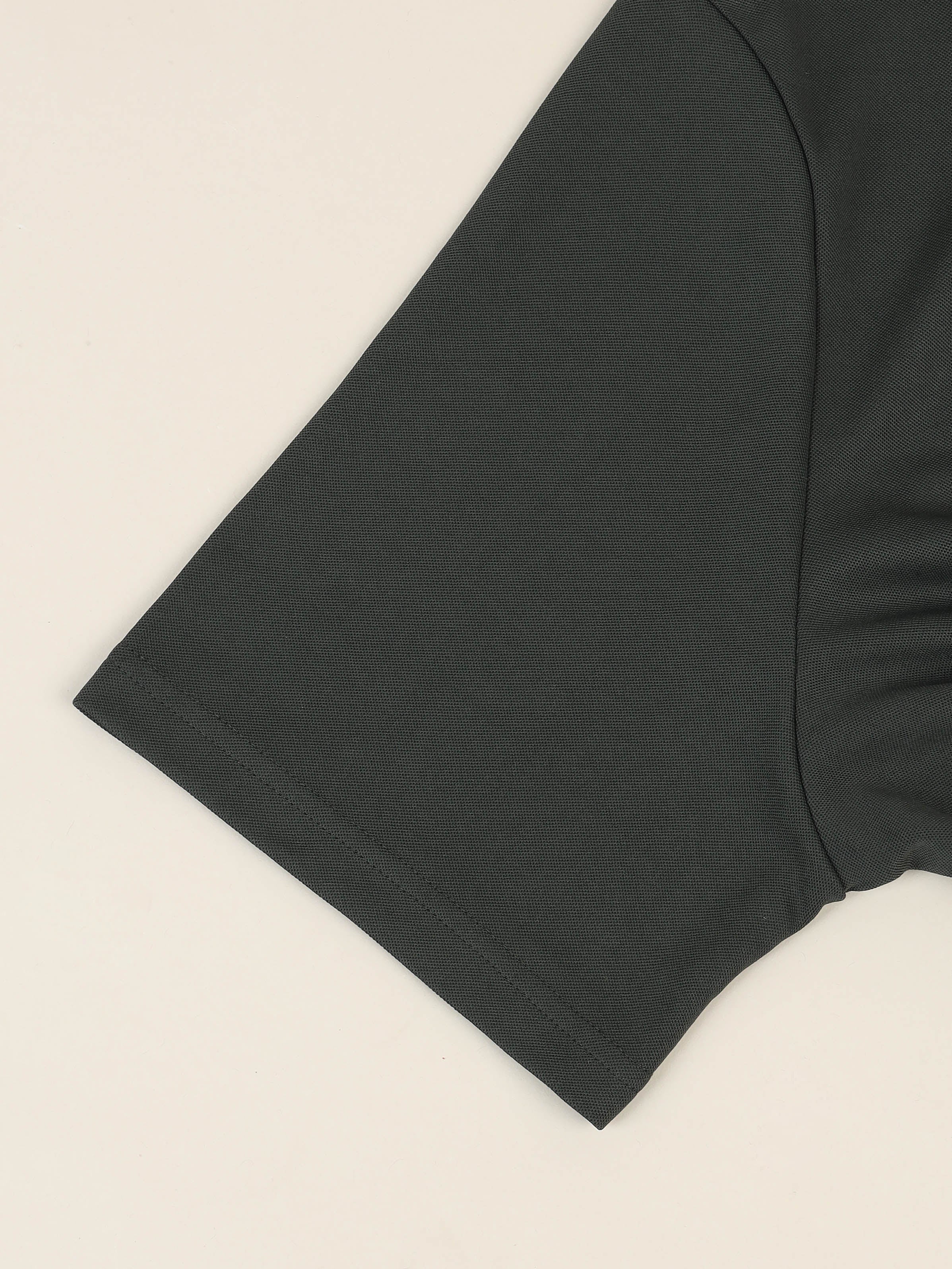 Men Solid Regular Fit Spread Collar Shirt with TECHNO COOL+ - Image 8