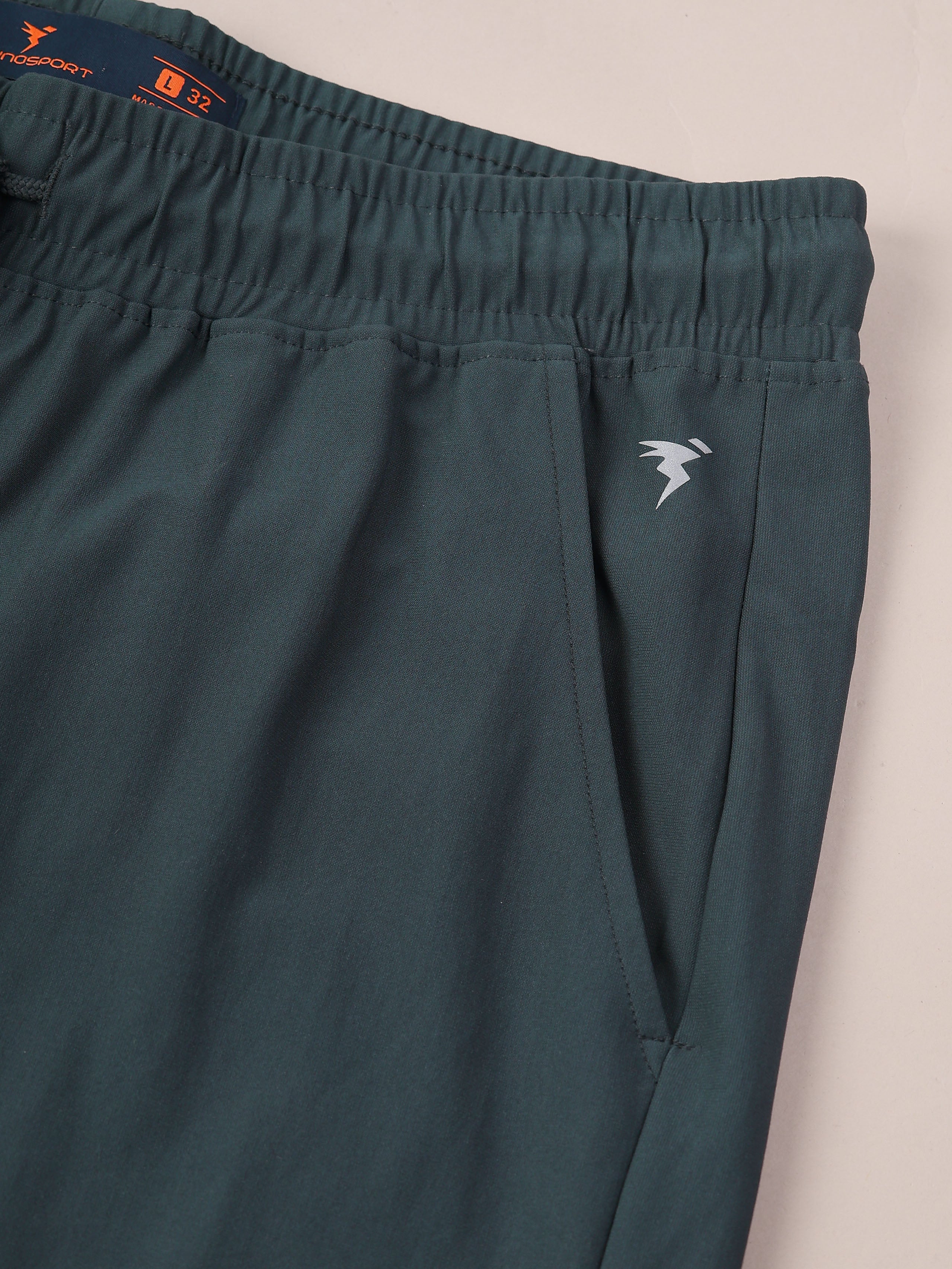 Men Solid Relax Fit Cargo Trackpants with DURACOOL+ - Image 8