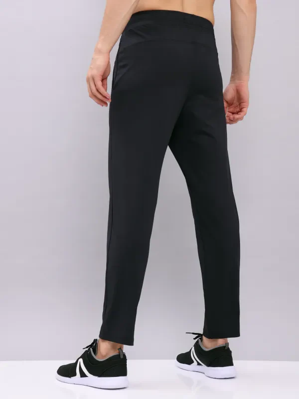Men Solid Relax Fit Trackpants with ELASTO PLUS - Image 5