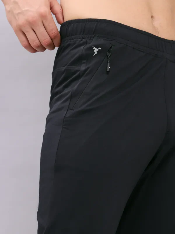 Men Solid Relax Fit Trackpants with ELASTO PLUS - Image 6