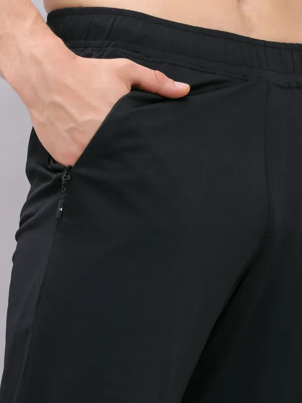Men Solid Relax Fit Trackpants with ELASTO PLUS - Image 7