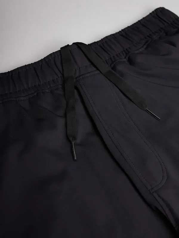 Men Solid Relax Fit Trackpants with ELASTO PLUS - Image 9