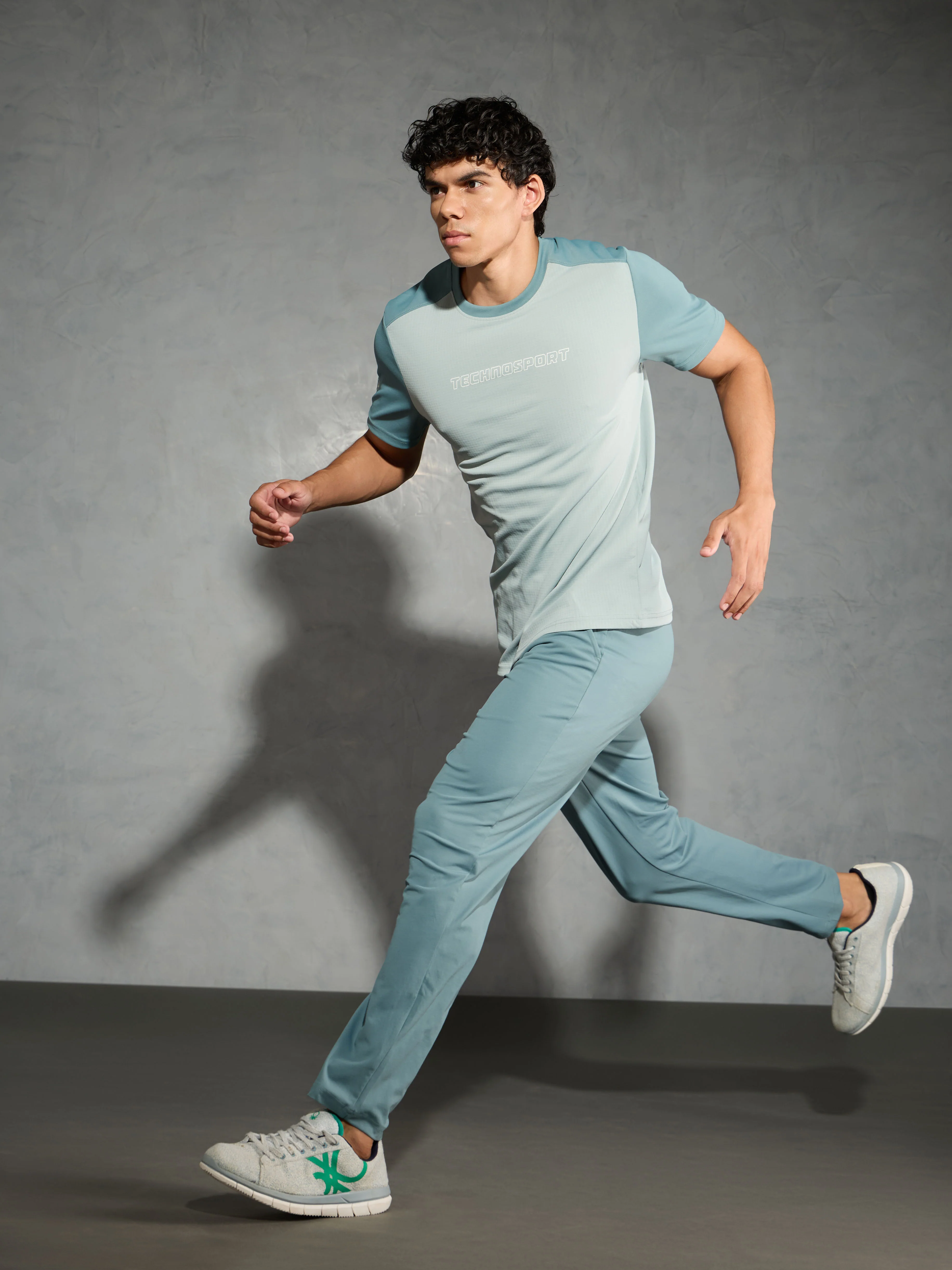 Men Solid Relax Fit Trackpants with ELASTO PLUS - Image 5
