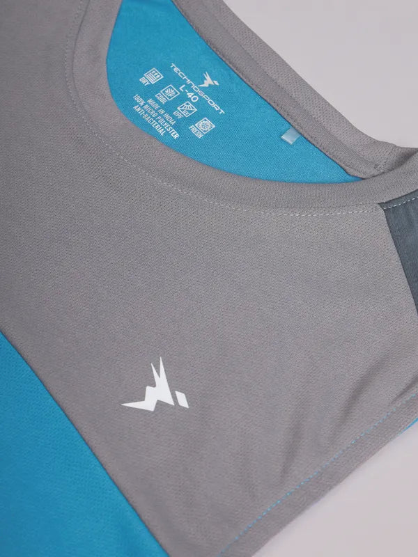 Men Colorblock Slim Fit Crew Neck Innerwear Vest with TECHNO COOL+ - Image 7