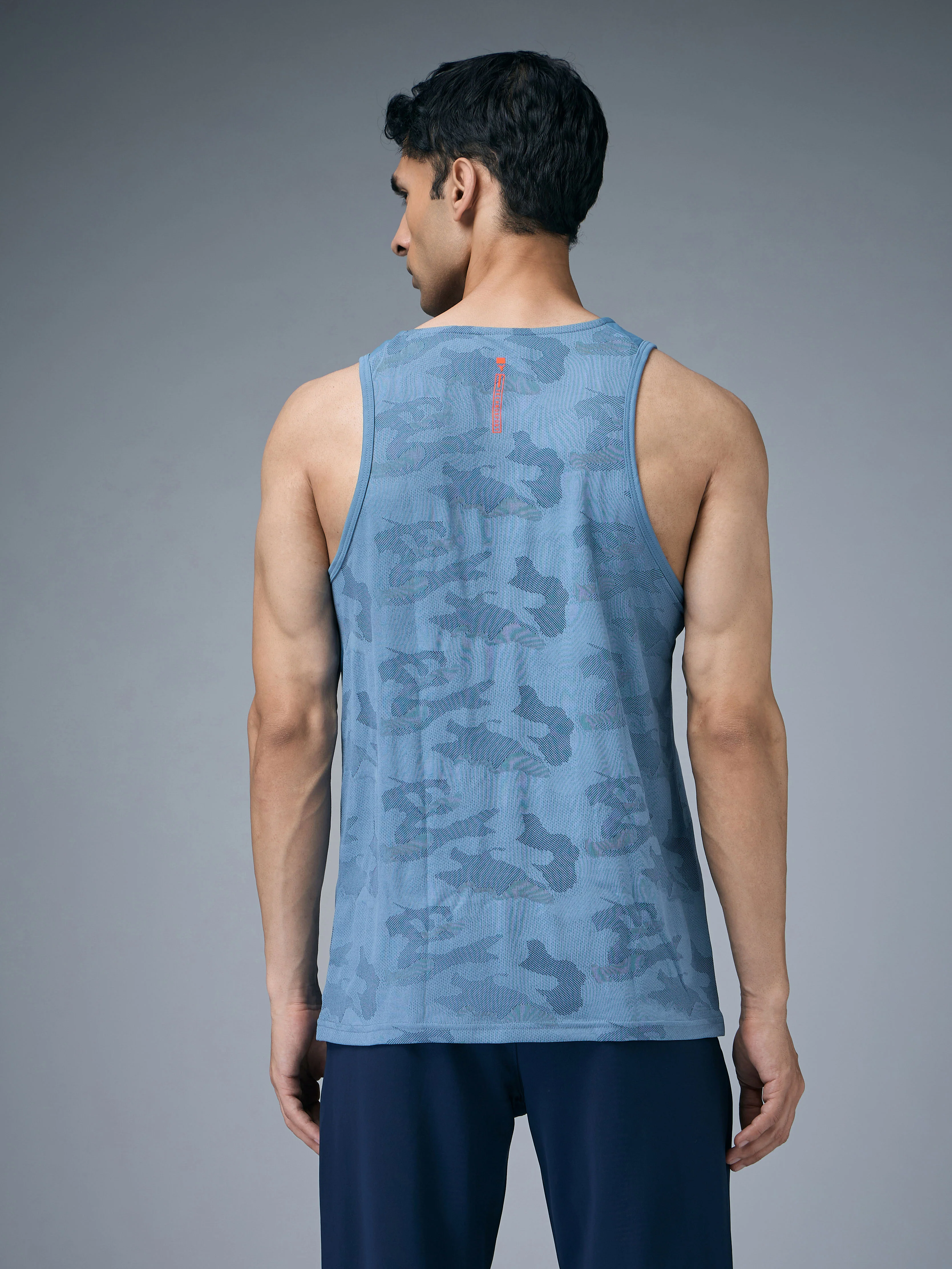 Men Colorblock Slim Fit Crew Neck Innerwear Vest with VENTMESH - Image 2