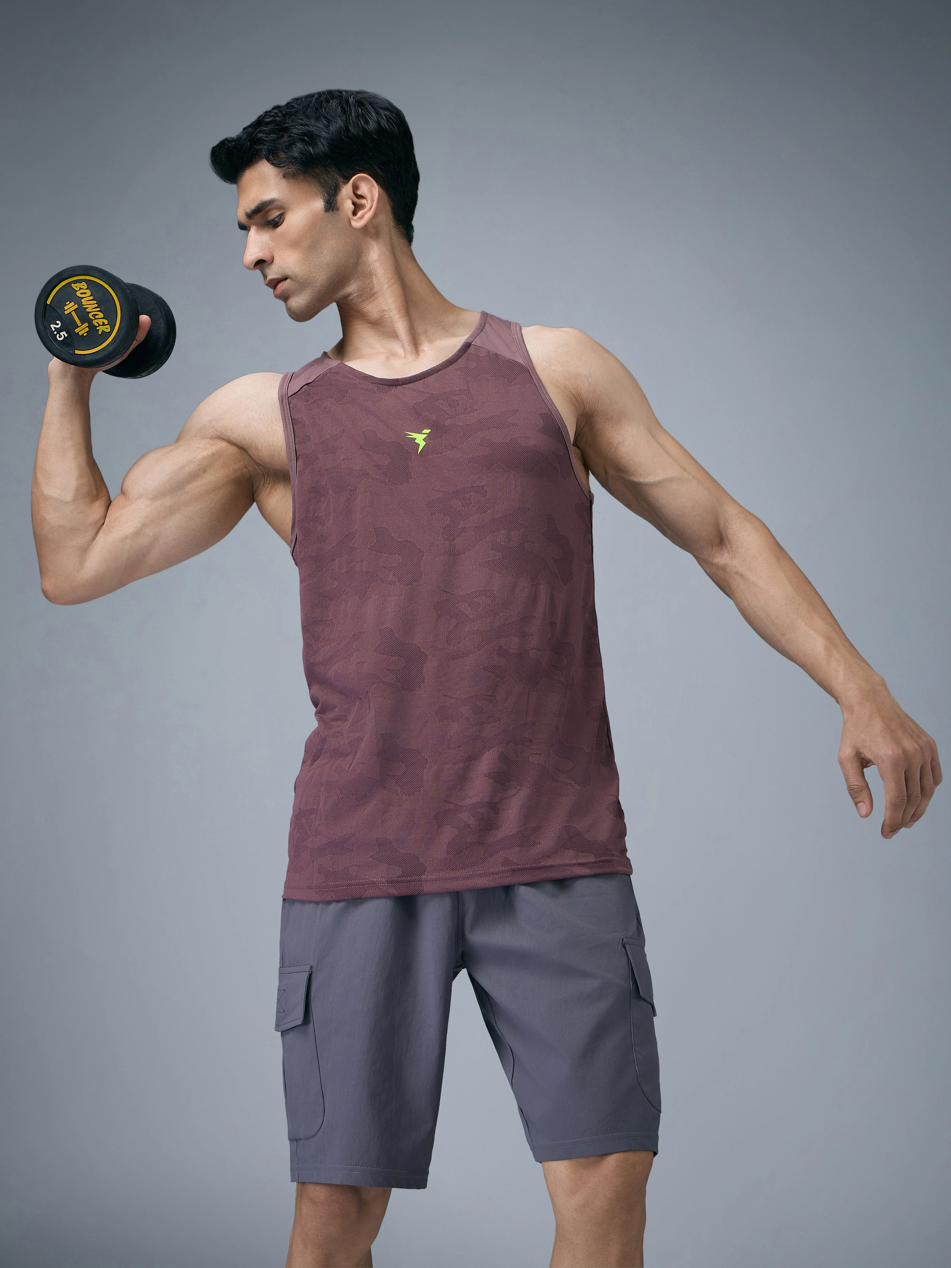 Men Colorblock Slim Fit Crew Neck Innerwear Vest with VENTMESH - Image 4