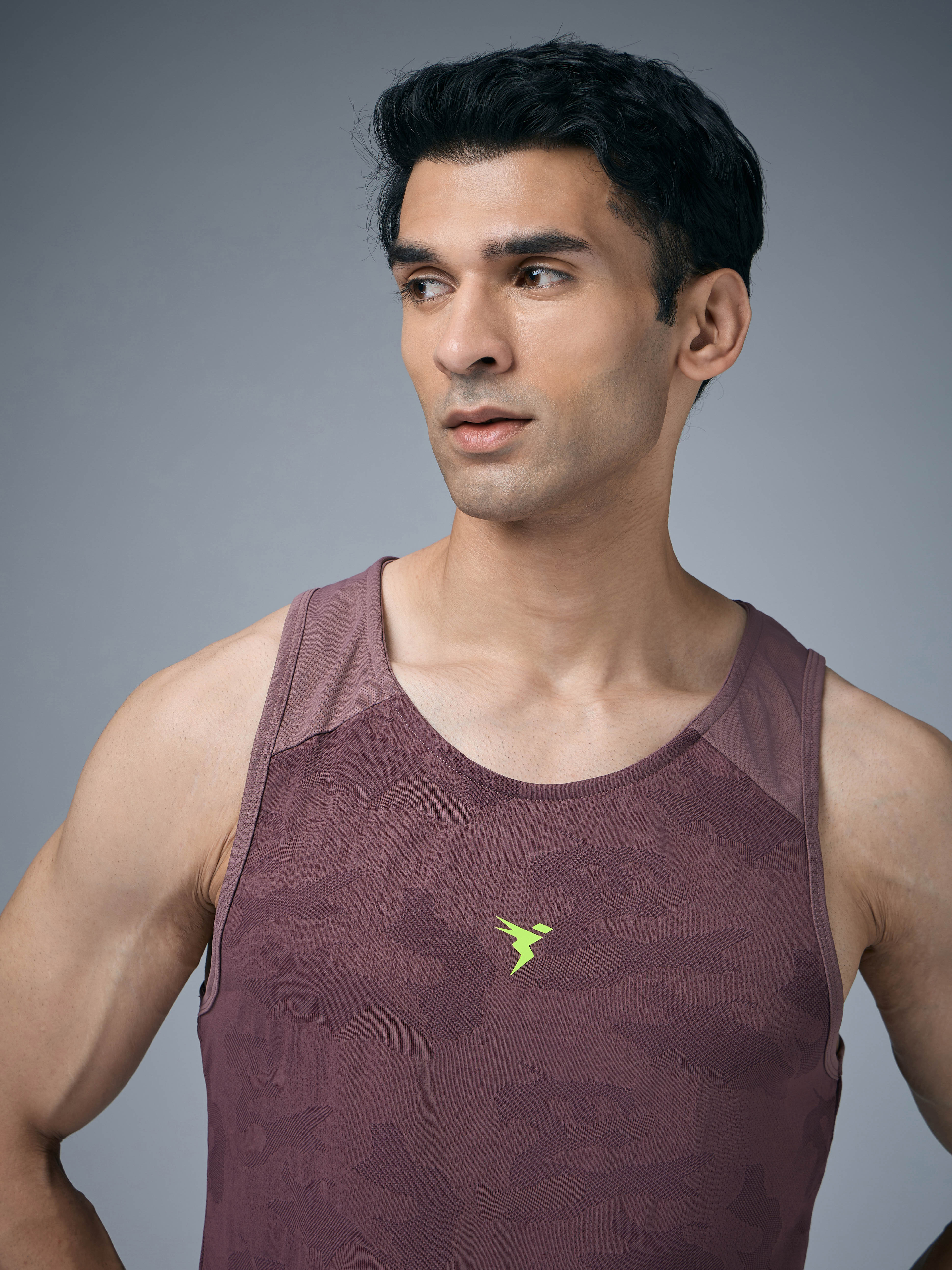 Men Colorblock Slim Fit Crew Neck Innerwear Vest with VENTMESH - Image 6