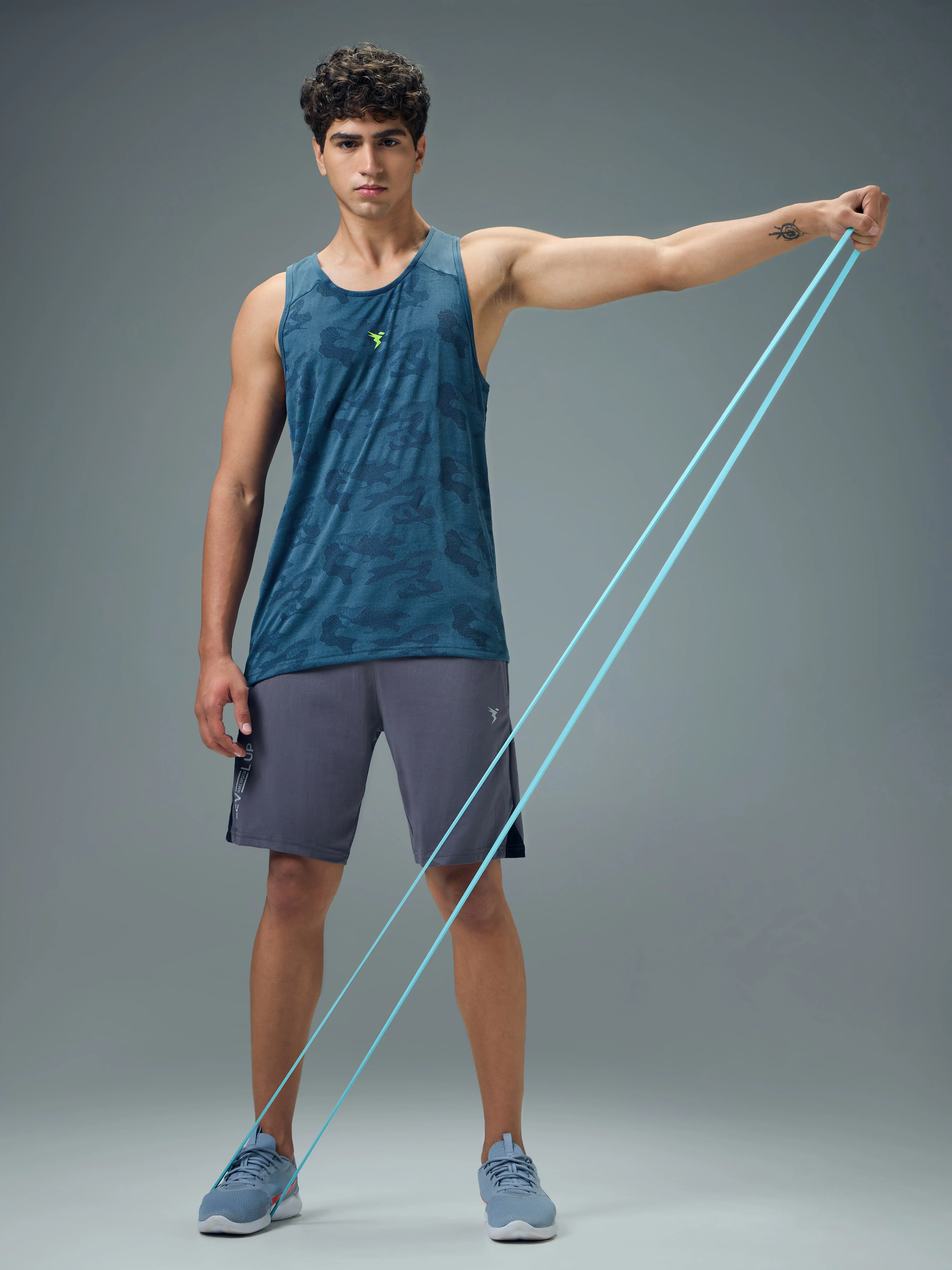 Men Colorblock Slim Fit Crew Neck Innerwear Vest with VENTMESH - Image 5