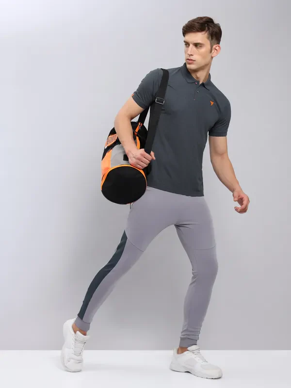 Men Solid Slim Fit Polo T-shirt with MATPIQ - Image 5
