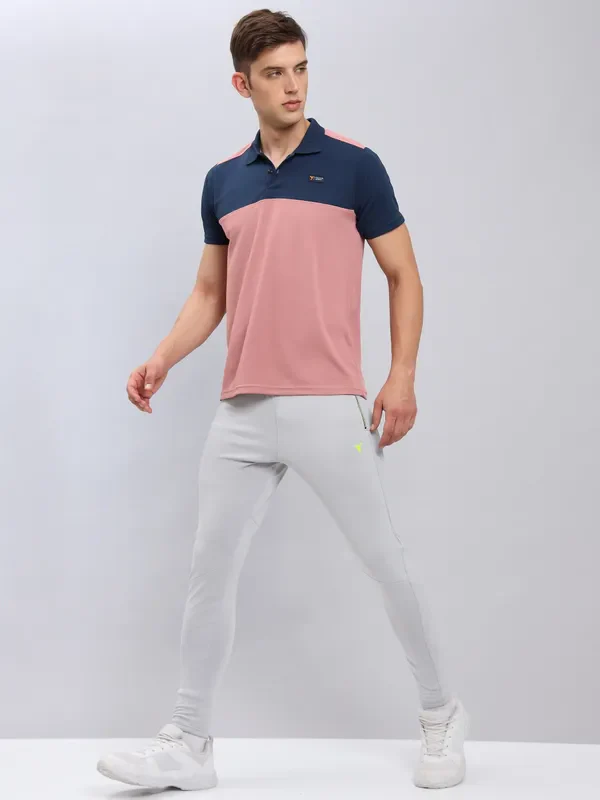 Men Colorblock Slim Fit Polo T-shirt with TECHNO COOL+ - Image 12