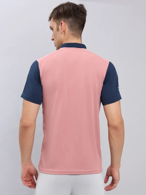 Men Colorblock Slim Fit Polo T-shirt with TECHNO COOL+ - Image 7