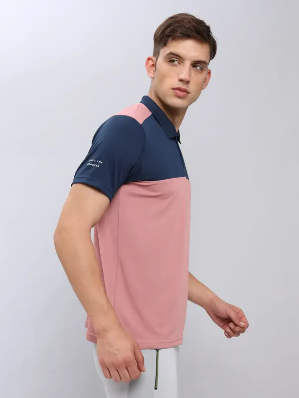 Men Colorblock Slim Fit Polo T-shirt with TECHNO COOL+ - Image 8