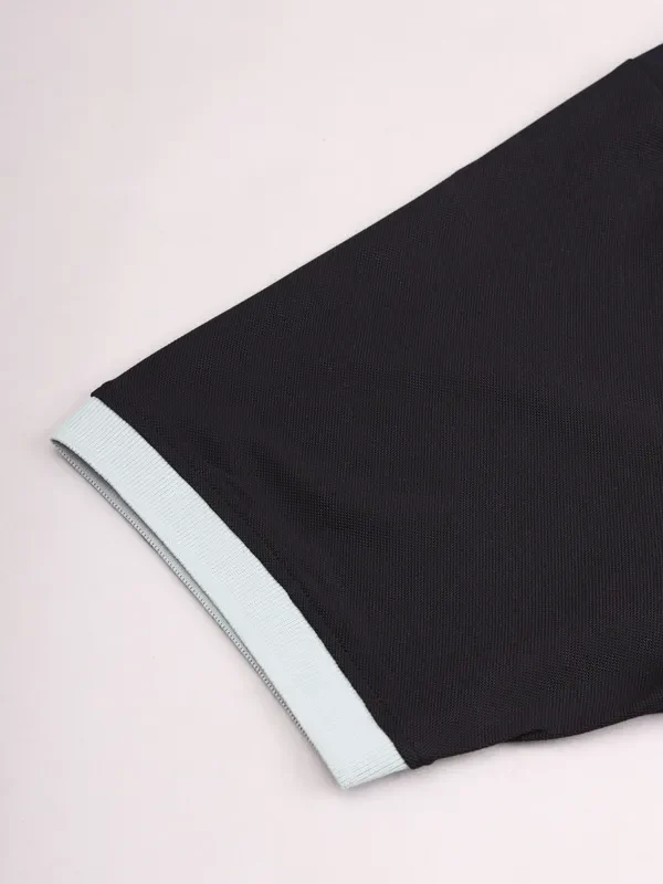 Men Colorblock Slim Fit Polo T-shirt with MATPIQ - Image 7