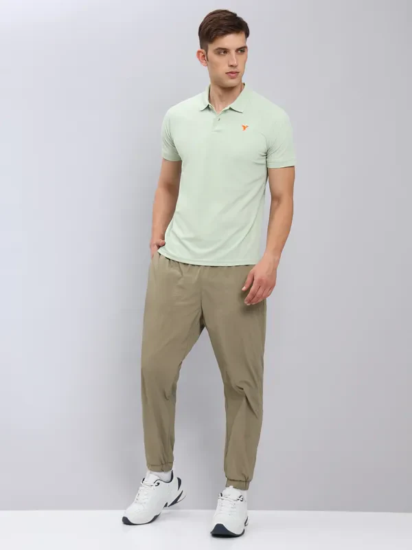 Men Solid Slim Fit Polo T-shirt with MATPIQ - Image 8