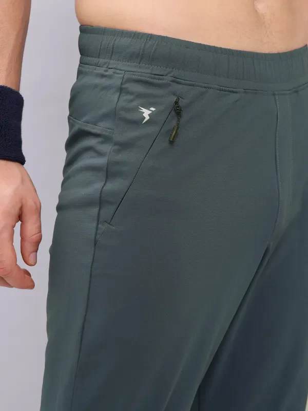 Men Solid Relax Fit Trackpants with ELASTO PLUS - Image 7
